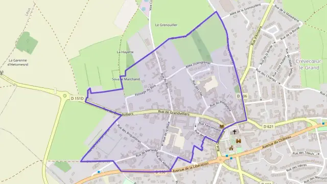 Appartement 64 m² trois pièces à vendre à Crèvecœur-le-Grand