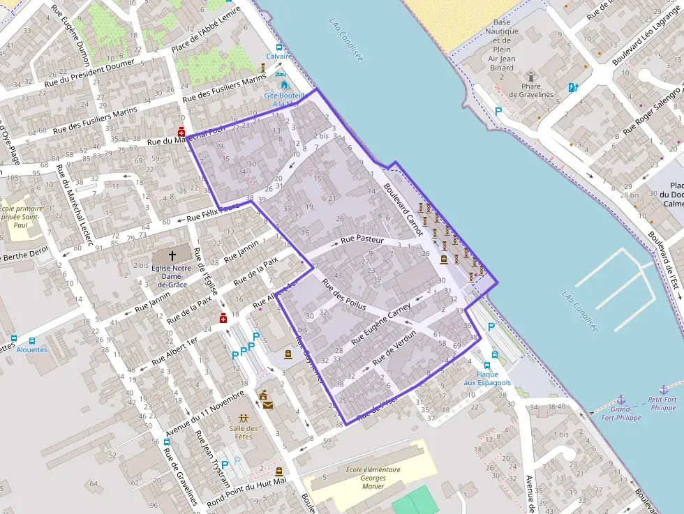 Appartement 95 m² trois pièces à vendre à Grand-Fort-Philippe