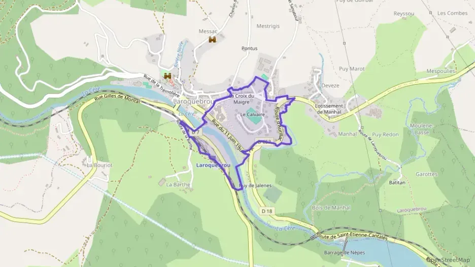 Appartement 53 m² deux pieces à vendre à Laroquebrou