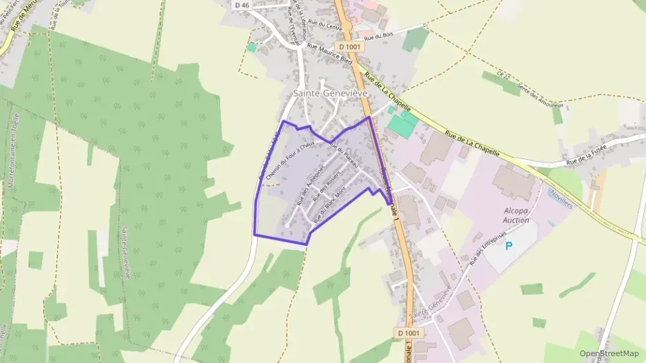 Appartement 49 m² deux pieces à vendre à Sainte-Geneviève Appartement 49 m² deux pieces à vendre à Sainte-Geneviève