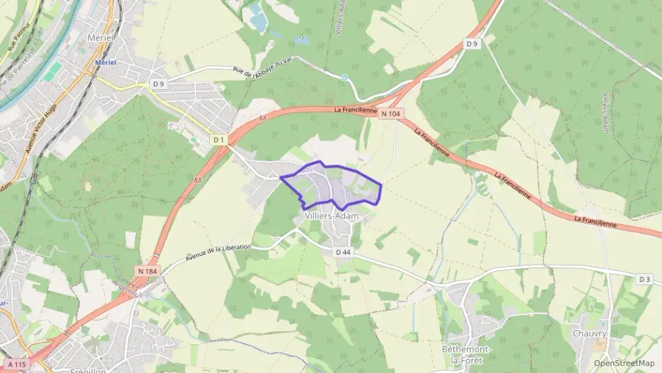 Appartement 27 m² une piece à vendre à Villiers-Adam