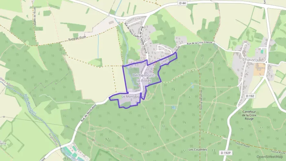 Appartement 38 m² deux pieces à vendre à Béthemont-la-Forêt