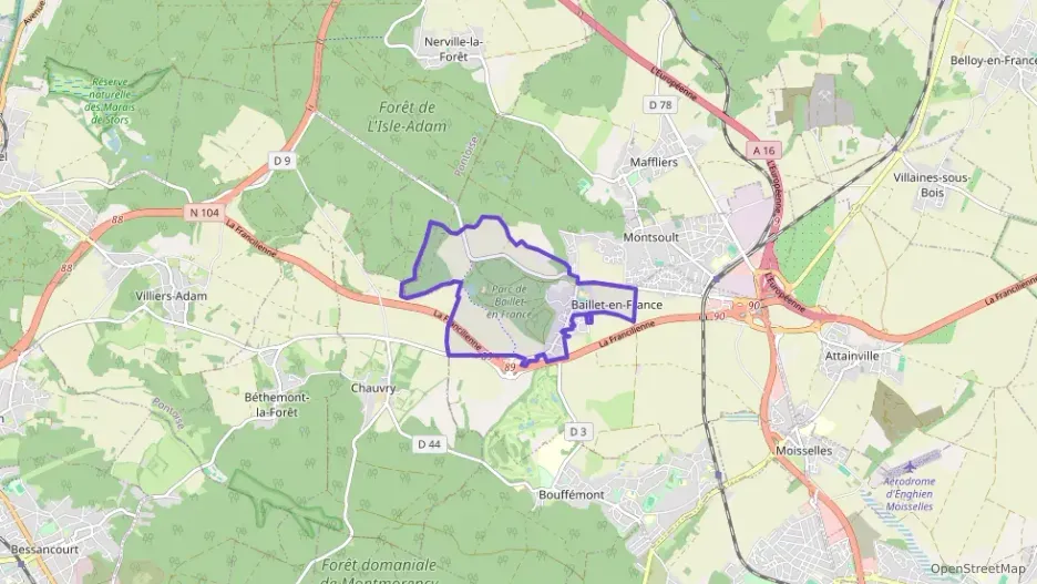 Appartement 65 m² trois pièces à vendre à Baillet-en-France Appartement 65 m² trois pièces à vendre à Baillet-en-France