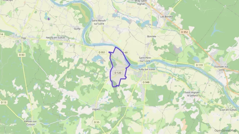 Appartement 36 m² deux pieces à vendre à Sully-sur-Loire