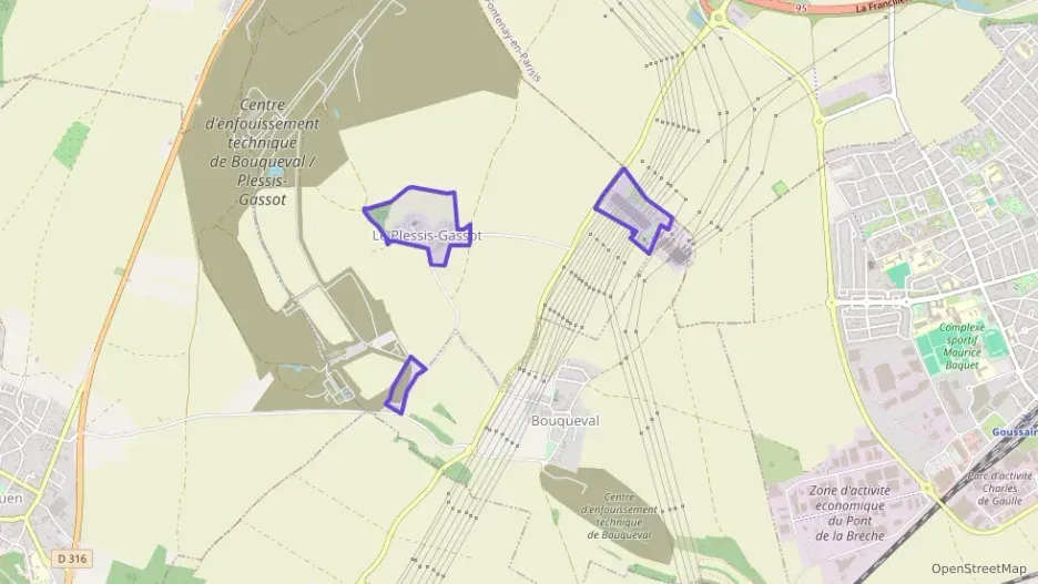 Appartement 58 m² deux pieces à vendre à Le Plessis-Gassot Appartement 58 m² deux pieces à vendre à Le Plessis-Gassot