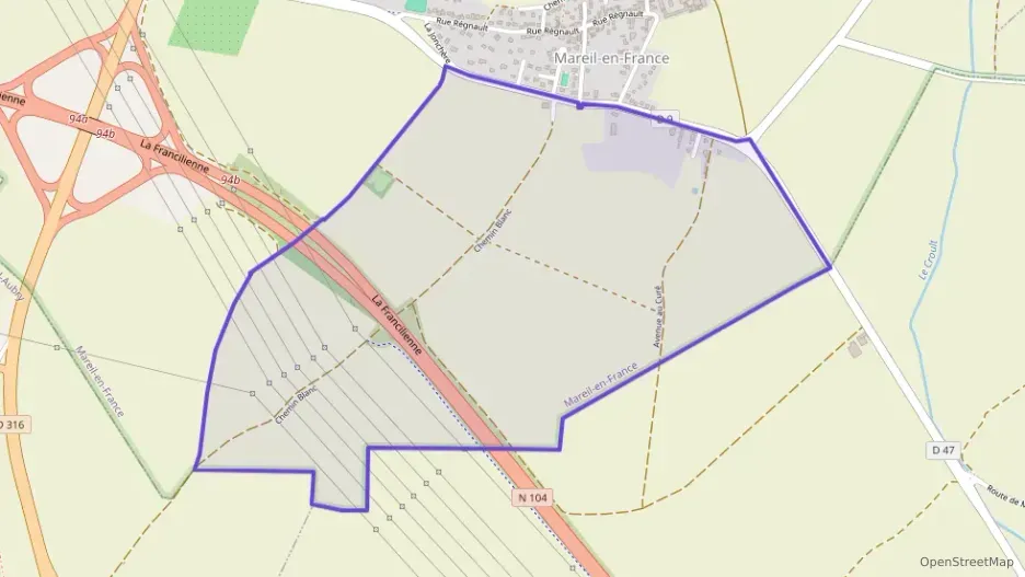 Appartement 32 m² deux pieces à vendre à Mareil-en-France