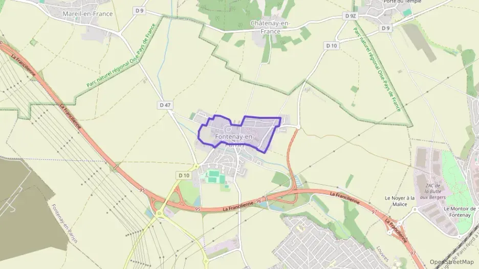 Appartement 40 m² deux pieces à vendre à Fontenay-en-Parisis