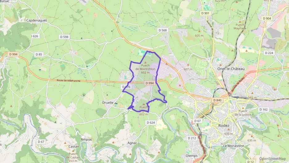 Appartement 101 m² cinq pièces à vendre à Druelle Balsac