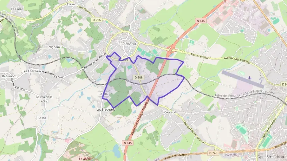 Appartement 96 m² quatre pièces à vendre à Domérat