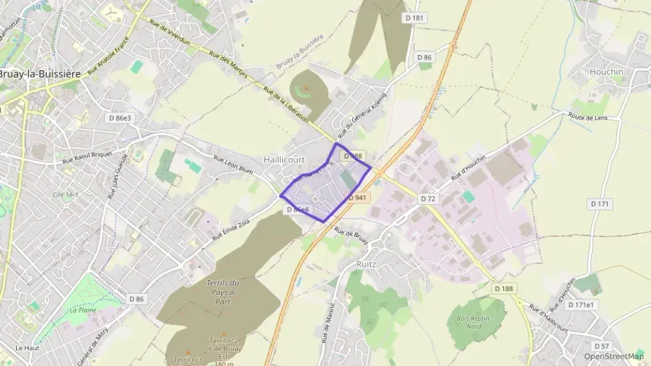 Appartement 57 m² quatre pièces à vendre à Haillicourt