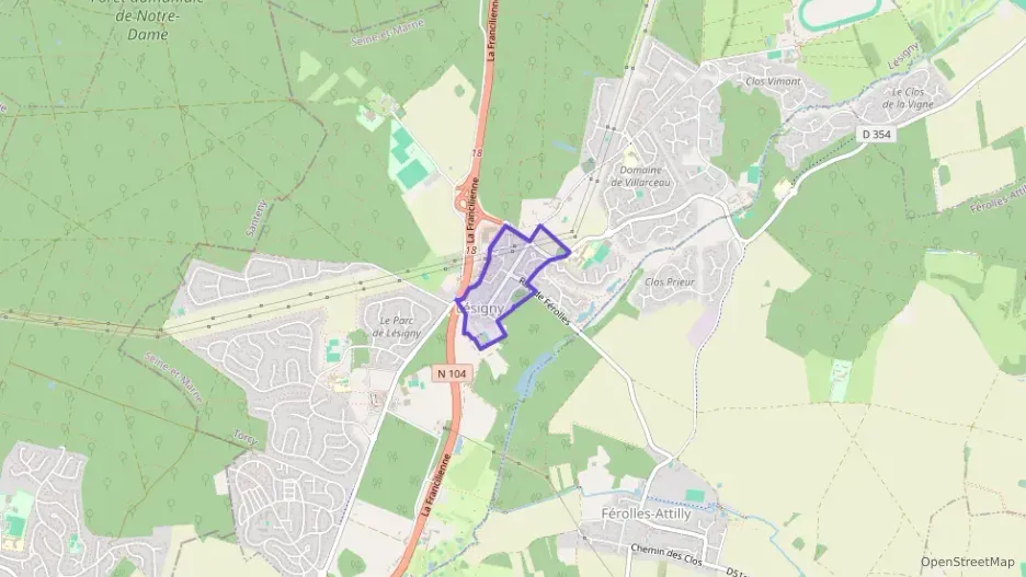 Appartement 39 m² une piece à vendre à Lésigny