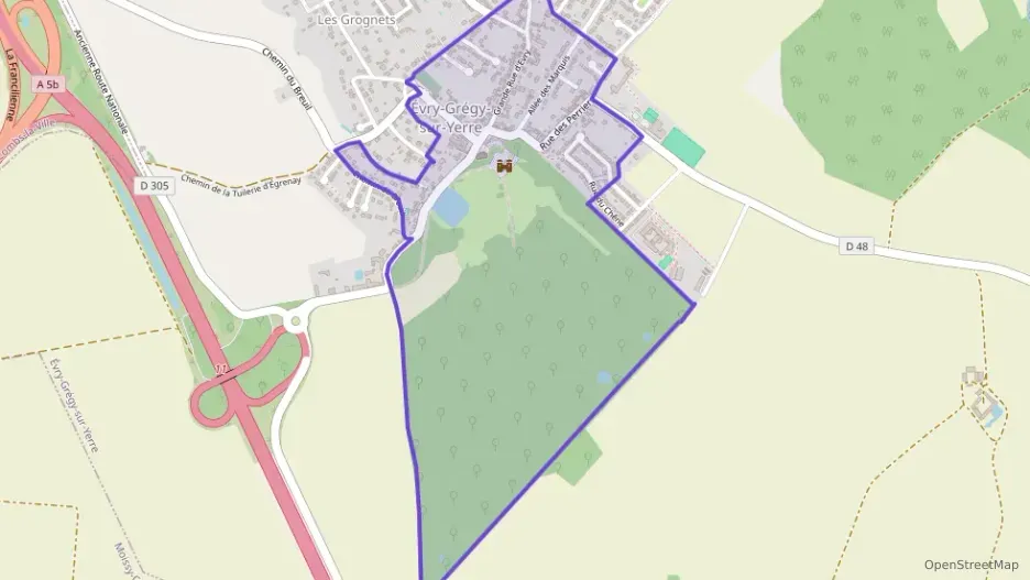 Appartement 55 m² trois pièces à vendre à Évry-Grégy-sur-Yerre