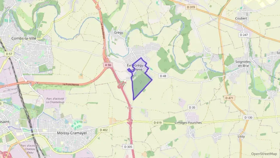 Appartement 55 m² trois pièces à vendre à Évry-Grégy-sur-Yerre