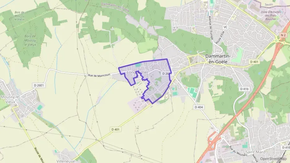 Appartement 44 m² deux pieces à vendre à Longperrier