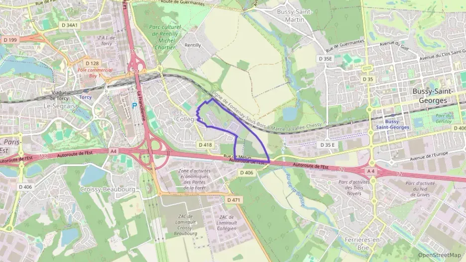 Appartement 63 m² trois pièces à vendre à Collégien