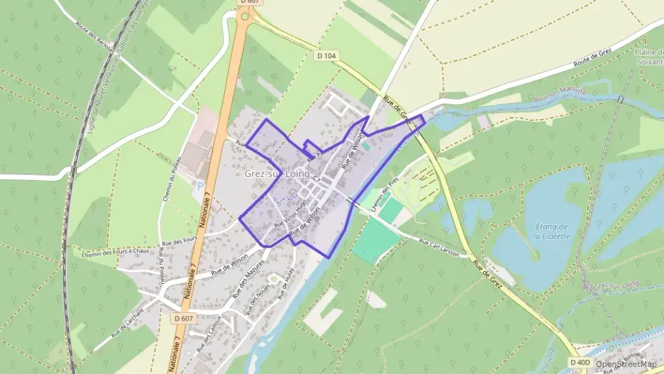 Appartement 75 m² deux pieces à vendre à Grez-sur-Loing