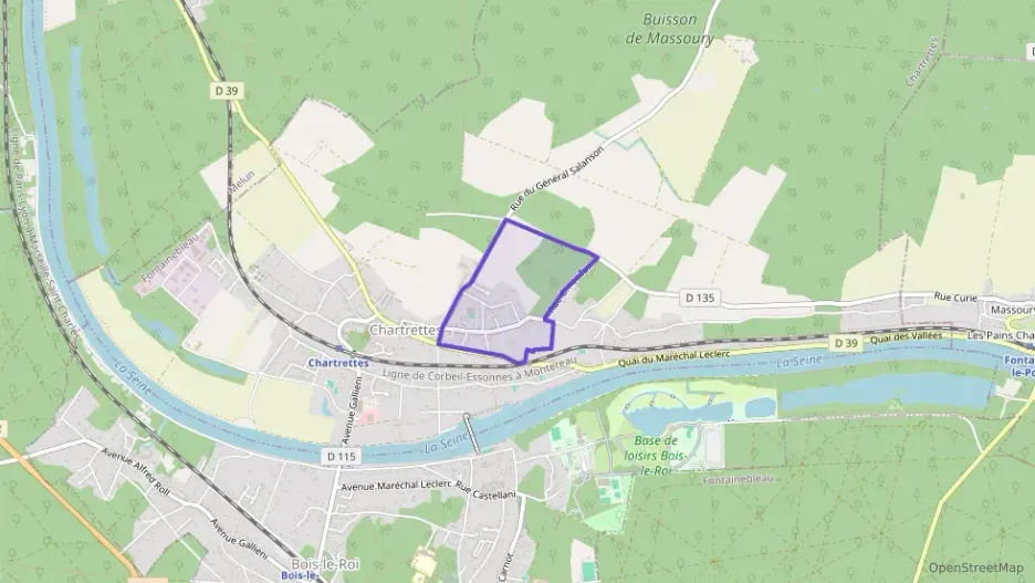 Appartement 68 m² trois pièces à vendre à Chartrettes
