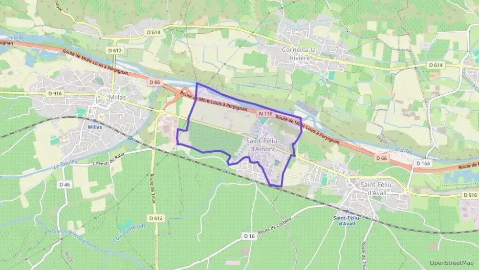 Appartement 55 m² deux pieces à vendre à Saint-Féliu-d`Amont