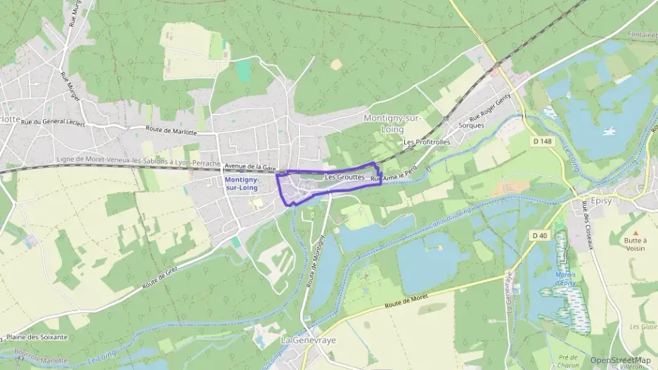 Appartement 47 m² deux pieces à vendre à Montigny-sur-Loing