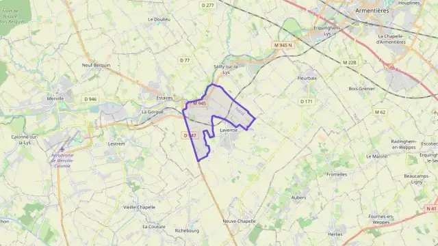 Appartement 48 m² trois pièces à vendre à La Gorgue