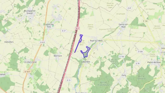 Appartement 38 m² deux pieces à vendre à Roye-sur-Matz