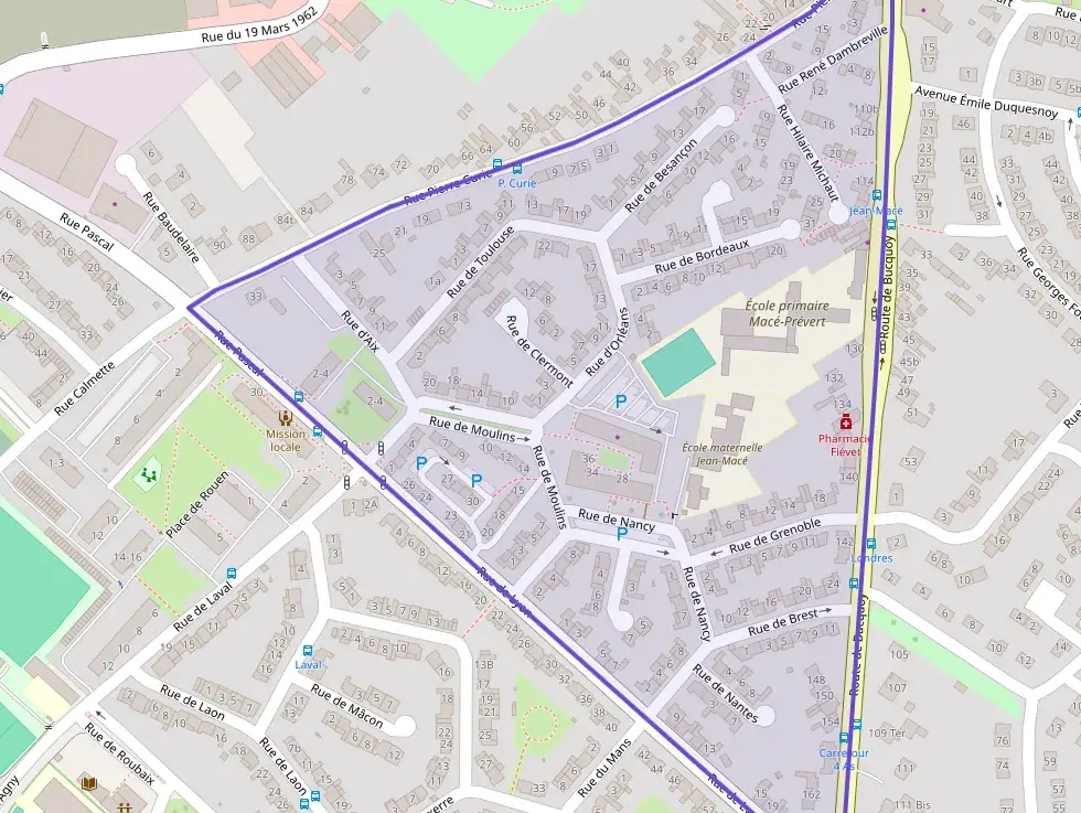 Appartement 57 m² trois pièces à vendre à Achicourt