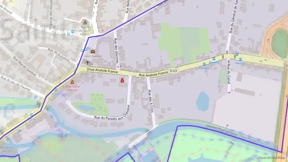 Appartement 52 m² trois pièces à vendre à Saint-Nicolas Appartement 52 m² trois pièces à vendre à Saint-Nicolas