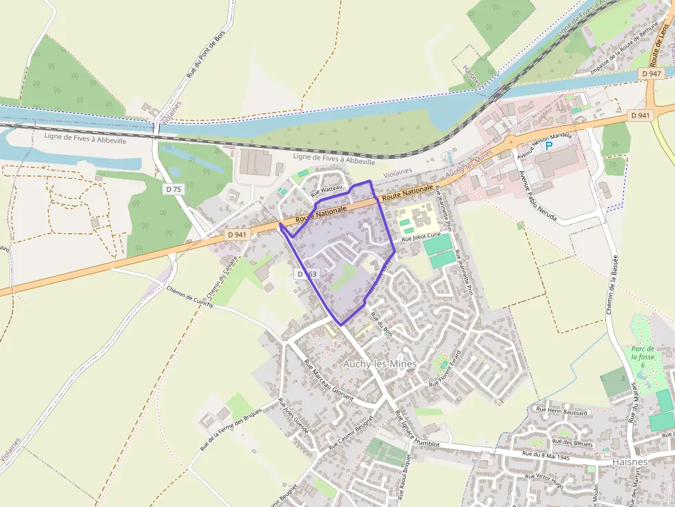 Appartement 45 m² deux pieces à vendre à Auchy-les-Mines