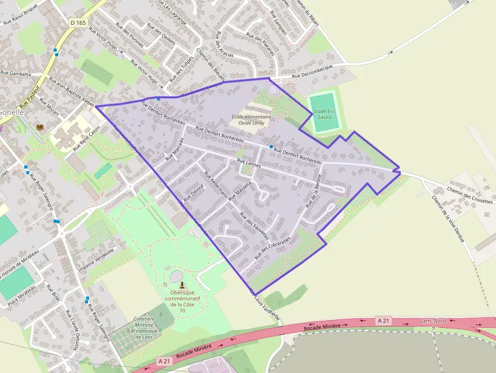 Appartement 46 m² deux pieces à vendre à Loos-en-Gohelle