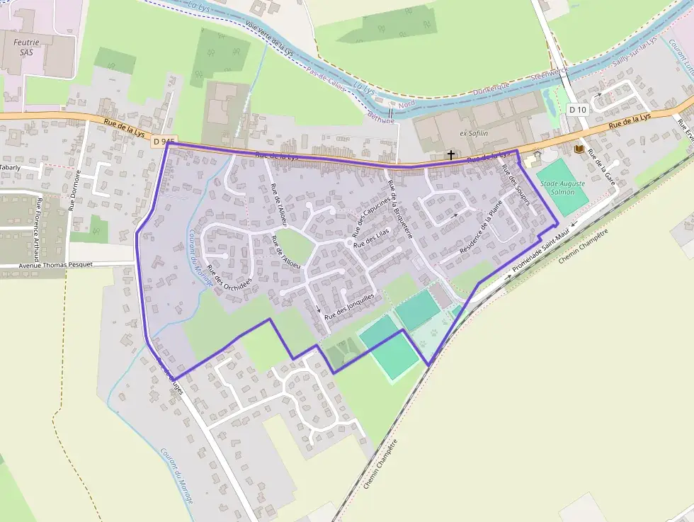 Appartement 60 m² trois pièces à vendre à Sailly-sur-la-Lys