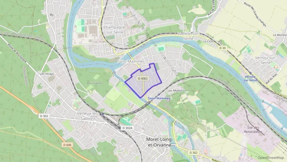 Appartement 70 m² quatre pièces à vendre à Saint-Mammès
