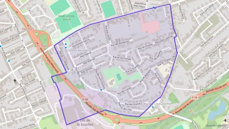 Appartement 55 m² trois pièces à vendre à Éleu-dit-Leauwette