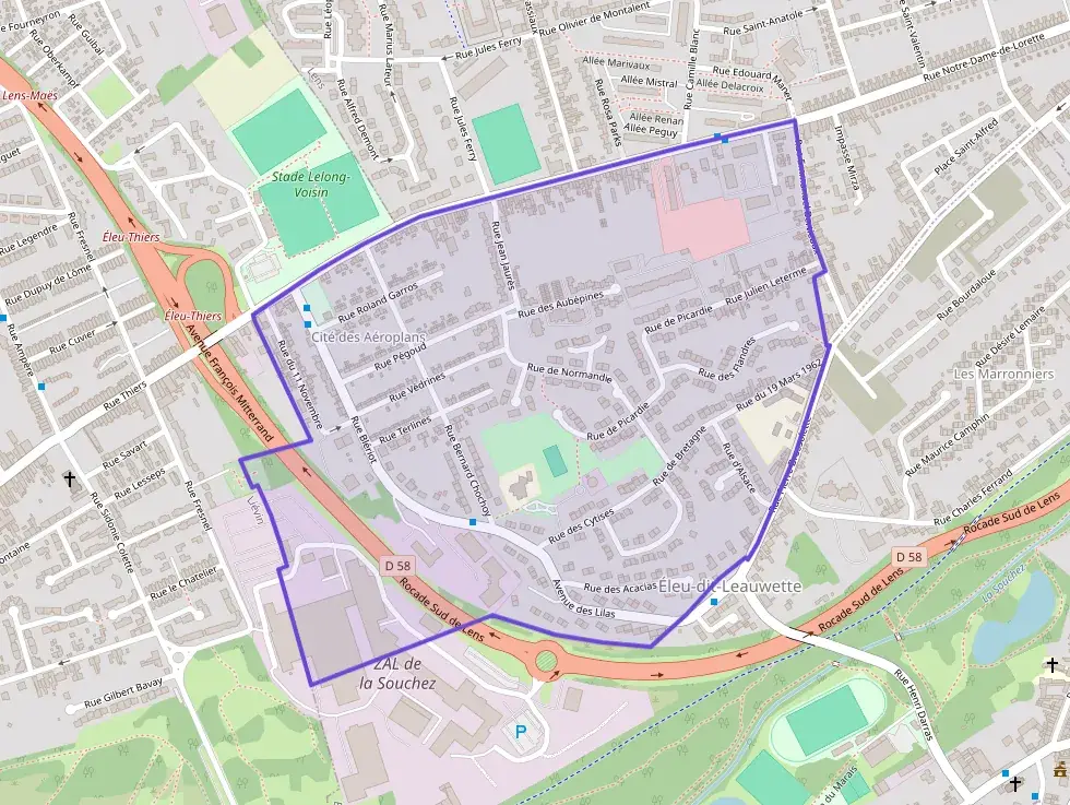 Appartement 55 m² trois pièces à vendre à Éleu-dit-Leauwette