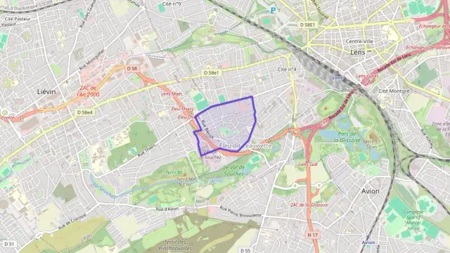 Appartement 55 m² trois pièces à vendre à Éleu-dit-Leauwette