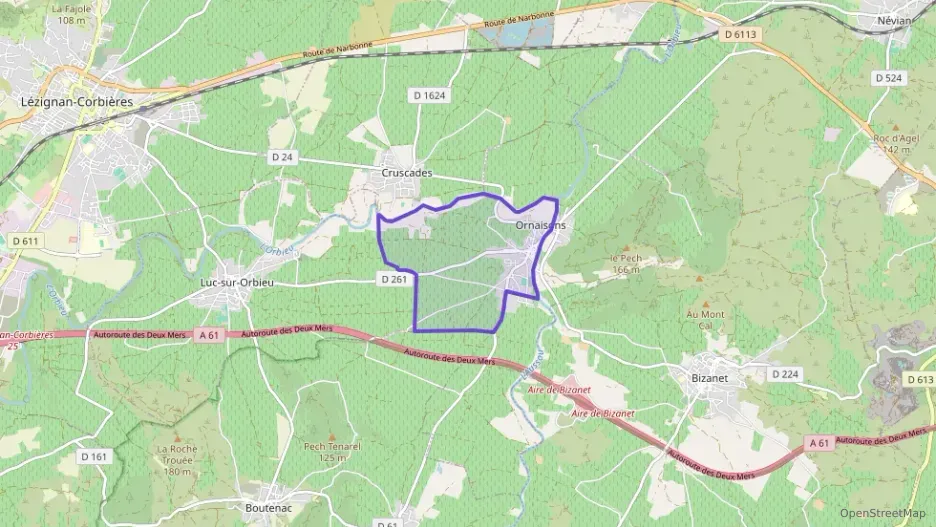 Appartement 60 m² trois pièces à vendre à Ornaisons Appartement 60 m² trois pièces à vendre à Ornaisons