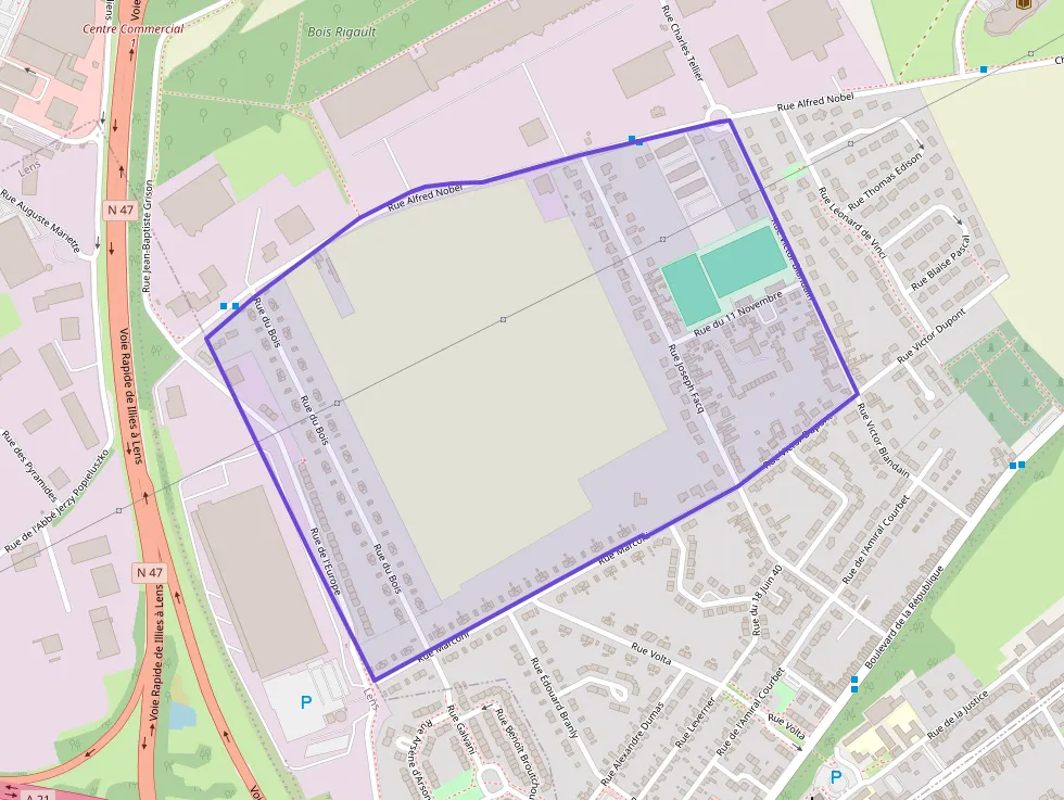 Appartement 47 m² deux pieces à vendre à Vendin-le-Vieil