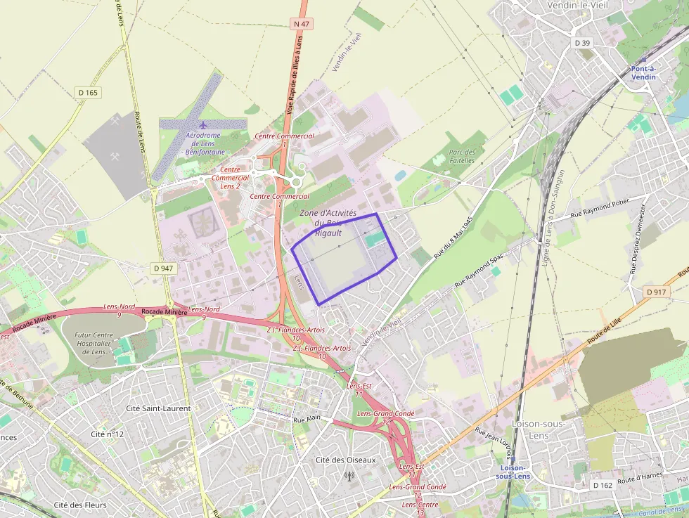 Appartement 47 m² deux pieces à vendre à Vendin-le-Vieil