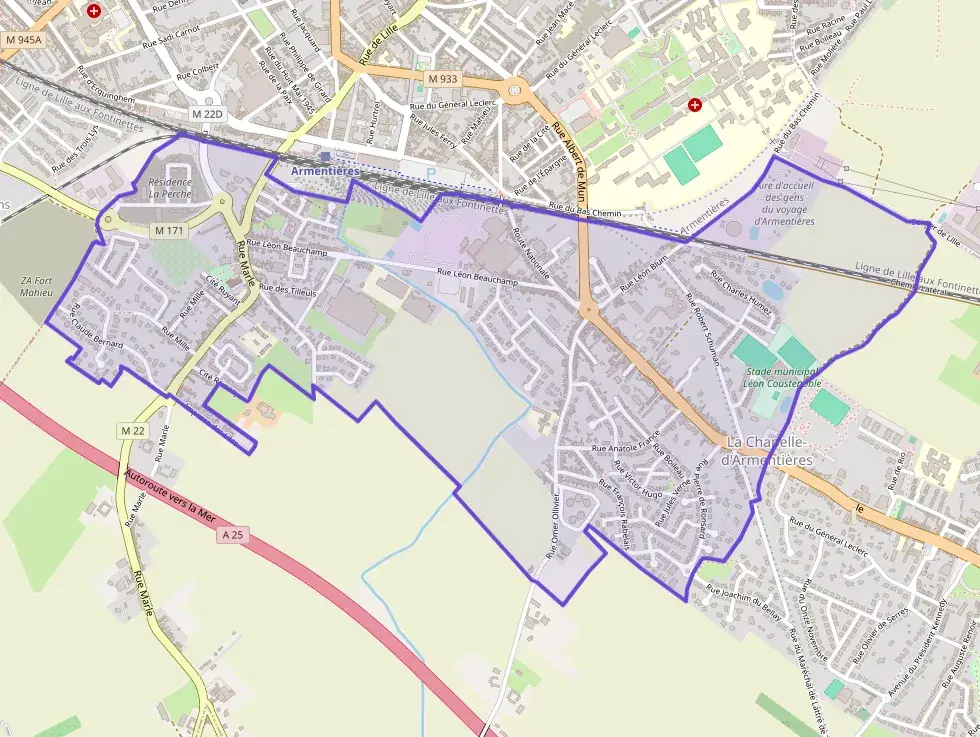 Appartement 80 m² trois pièces à vendre à La Chapelle-d`Armentières