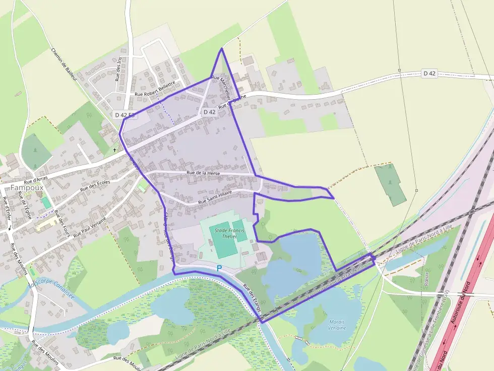 Appartement 40 m² quatre pièces à vendre à Fampoux