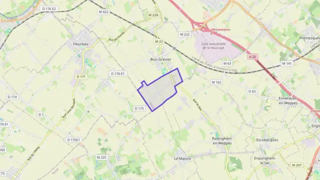 Appartement 70 m² deux pieces à vendre à Bois-Grenier