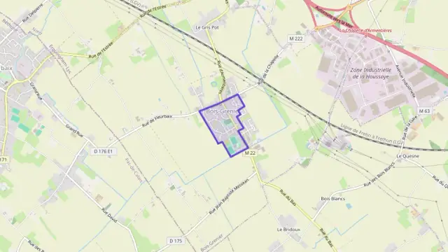 Appartement 46 m² deux pieces à vendre à Bois-Grenier