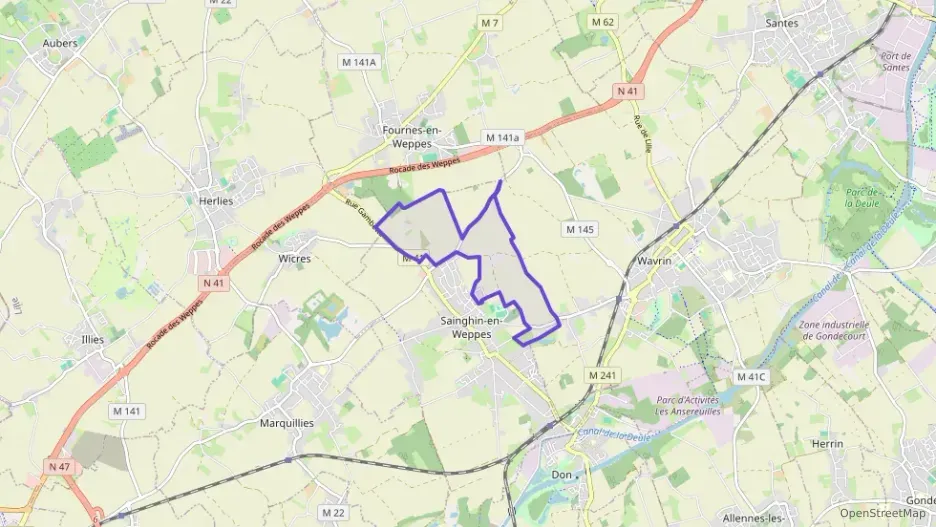 Appartement 83 m² quatre pièces à vendre à Sainghin-en-Weppes