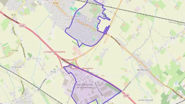 Appartement 62 m² trois pièces à vendre à La Chapelle-d`Armentières