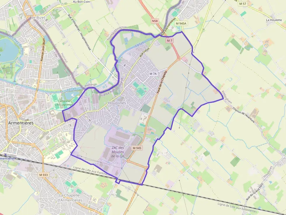 Appartement 70 m² trois pièces à vendre à Houplines