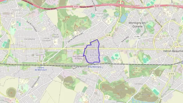 Appartement 48 m² deux pieces à vendre à Billy-Montigny