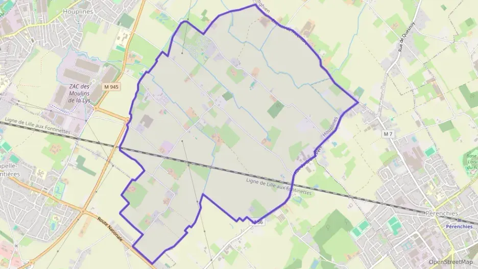 Appartement 60 m² trois pièces à vendre à Houplines