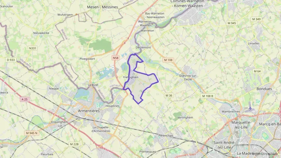 Appartement 46 m² deux pieces à vendre à Frelinghien