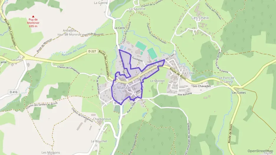 Appartement 60 m² trois pièces à vendre à Manzat Appartement 60 m² trois pièces à vendre à Manzat