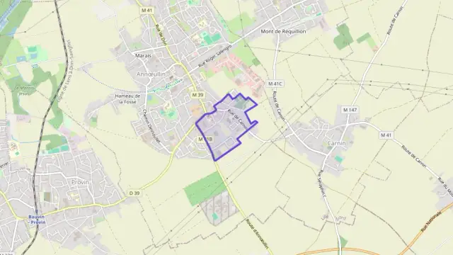 Appartement 52 m² trois pièces à vendre à Annœullin