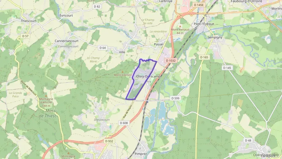 Appartement 81 m² une piece à vendre à Chiry-Ourscamp Appartement 81 m² une piece à vendre à Chiry-Ourscamp